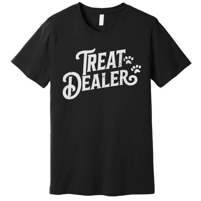 Dog Treat Dealer Funny Humor Dog Owner Dog Treats Dog Lover Premium T-Shirt