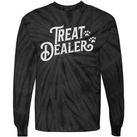 Dog Treat Dealer Funny Humor Dog Owner Dog Treats Dog Lover Tie-Dye Long Sleeve Shirt