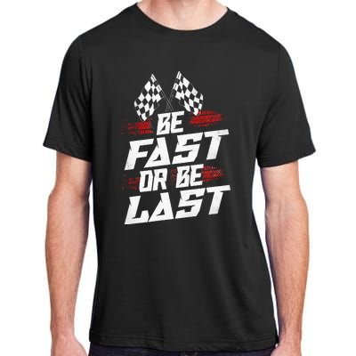 Dirt Track Drag Racing Race Vintage Adult ChromaSoft Performance T-Shirt