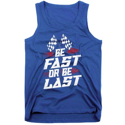 Dirt Track Drag Racing Race Vintage Tank Top