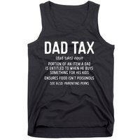 Dad Tax Definition Fathers Day Tank Top