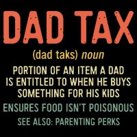 Dad Tax Definition Fathers Day Cooling Performance Crew T-Shirt