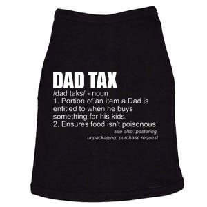 Dad Tax Definition Funny Fathers Day Gift Dad Tax Doggie Tank