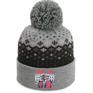 Donald Trump Daddys Home White House The Baniff Cuffed Pom Beanie