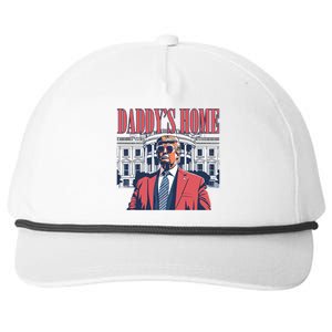 Donald Trump Daddys Home White House Snapback Five-Panel Rope Hat