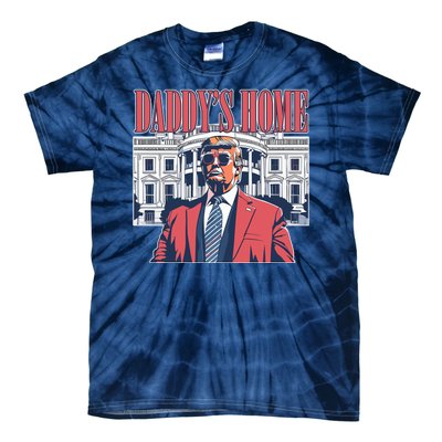 Donald Trump Daddys Home White House Tie-Dye T-Shirt