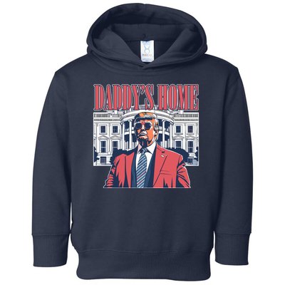 Donald Trump Daddys Home White House Toddler Hoodie