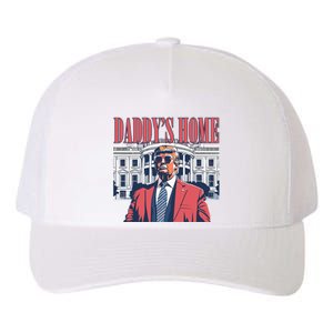 Donald Trump Daddys Home White House Yupoong Adult 5-Panel Trucker Hat