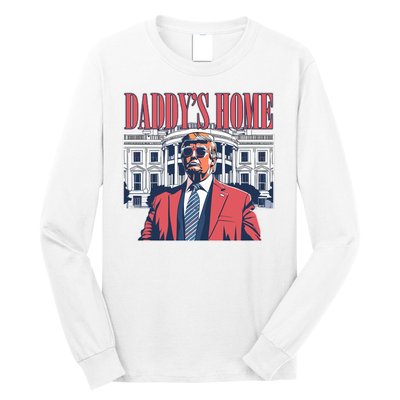 Donald Trump Daddys Home White House Long Sleeve Shirt