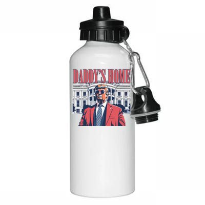 Donald Trump Daddys Home White House Aluminum Water Bottle