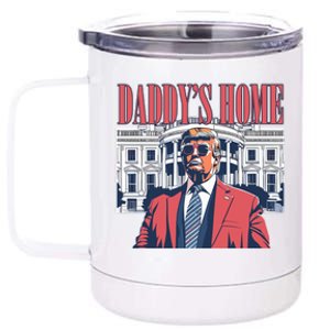 Donald Trump Daddys Home White House 12 oz Stainless Steel Tumbler Cup