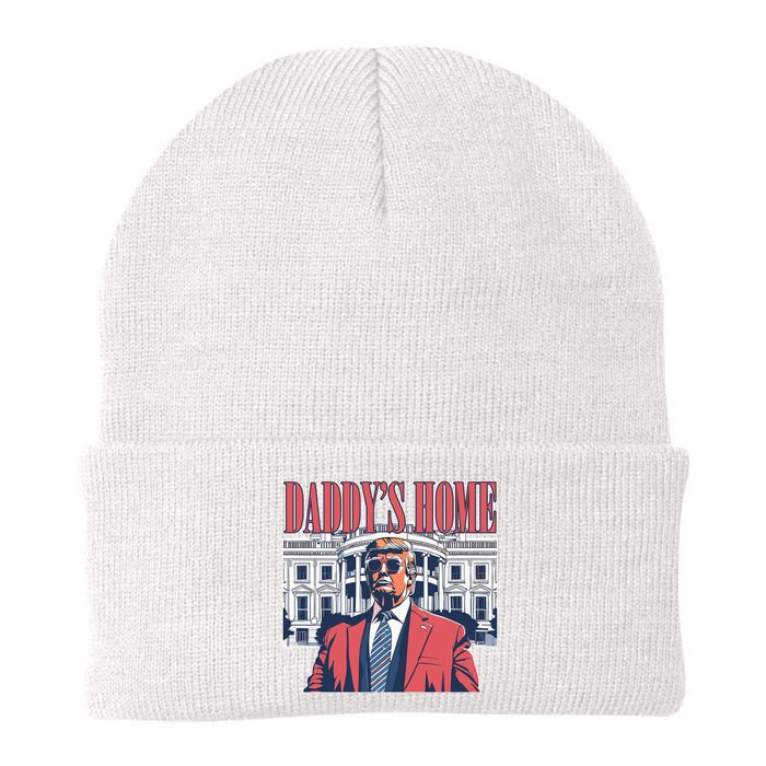 Donald Trump Daddys Home White House Knit Cap Winter Beanie