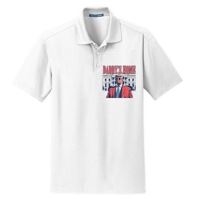 Donald Trump Daddys Home White House Dry Zone Grid Polo