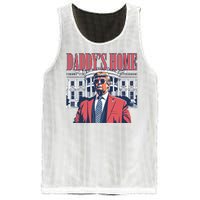 Donald Trump Daddys Home White House Mesh Reversible Basketball Jersey Tank