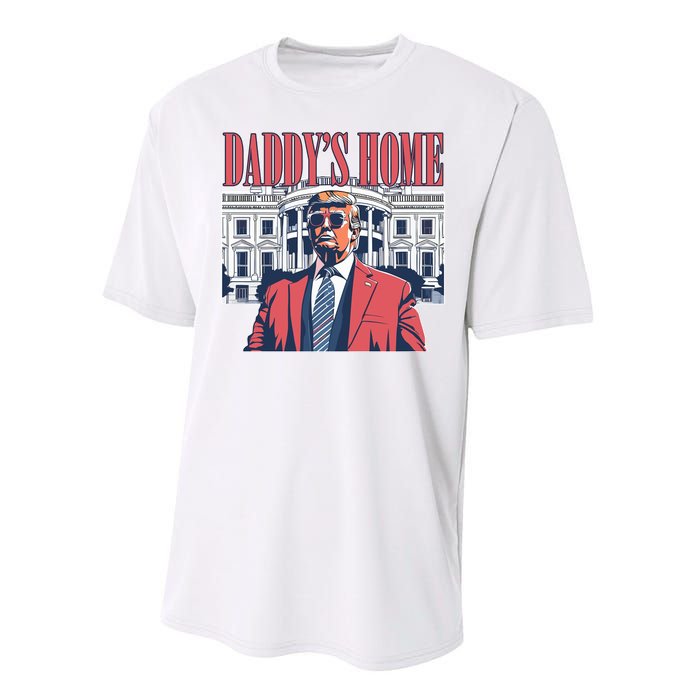 Donald Trump Daddys Home White House Performance Sprint T-Shirt