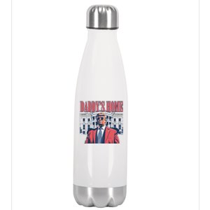 Donald Trump Daddys Home White House Stainless Steel Insulated Water Bottle