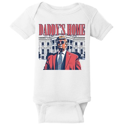 Donald Trump Daddys Home White House Baby Bodysuit