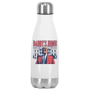 Donald Trump Daddys Home White House Stainless Steel Insulated Water Bottle