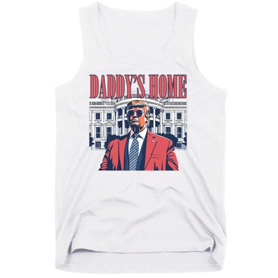 Donald Trump Daddys Home White House Tank Top