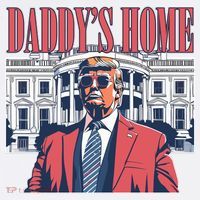 Donald Trump Daddys Home White House Tank Top