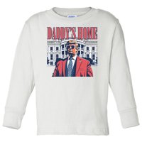 Donald Trump Daddys Home White House Toddler Long Sleeve Shirt