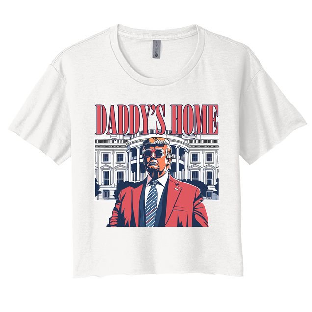 Donald Trump Daddys Home White House Crop Top