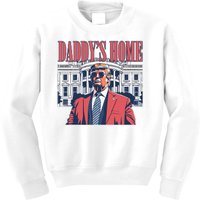 Donald Trump Daddys Home White House Kids Sweatshirt