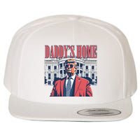 Donald Trump Daddys Home White House Wool Snapback Cap