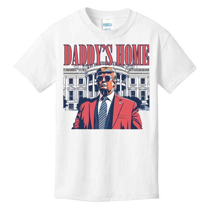 Donald Trump Daddys Home White House Kids T-Shirt