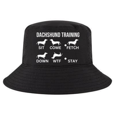 Dachshund Training Dachshund Dog Tricks Cool Comfort Performance Bucket Hat