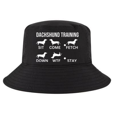 Dachshund Training Dachshund Dog Tricks Cool Comfort Performance Bucket Hat