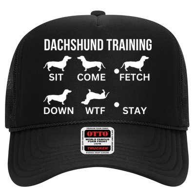 Dachshund Training Dachshund Dog Tricks Trucker Hat