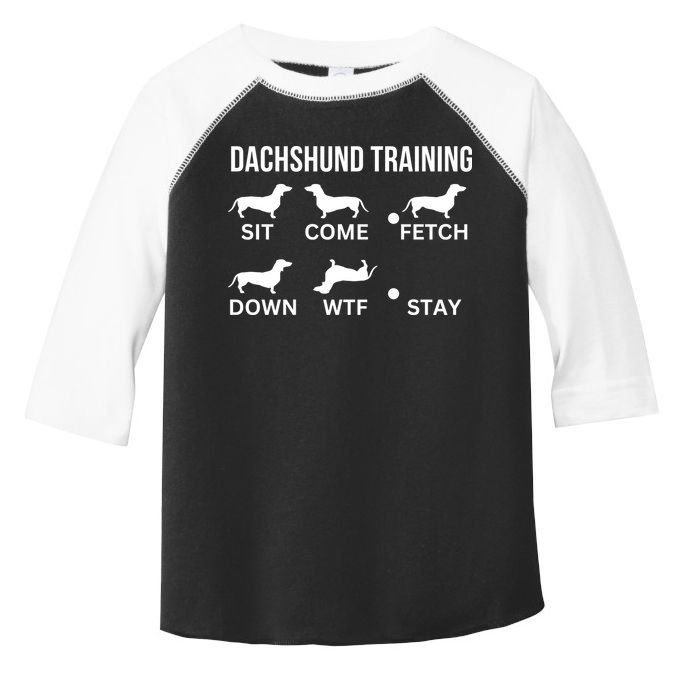 Dachshund Training Dachshund Dog Tricks Toddler Fine Jersey T-Shirt