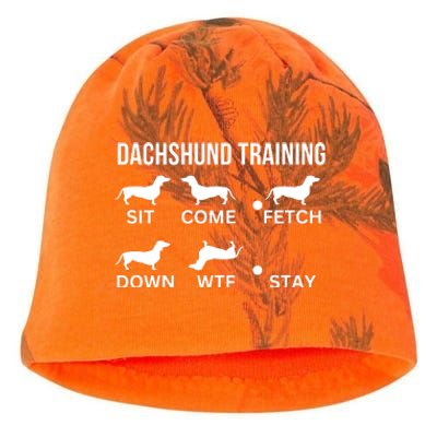 Dachshund Training Dachshund Dog Tricks Kati - Camo Knit Beanie