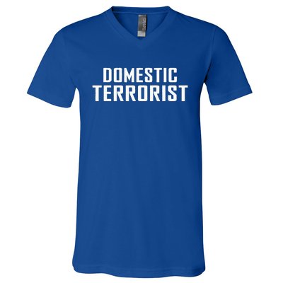 Domestic Terrorist V-Neck T-Shirt