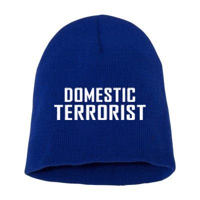 Domestic Terrorist Short Acrylic Beanie