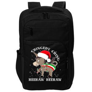 Dominick The Donkey Chingedy Ching Italian Christmas Donkey Impact Tech Backpack