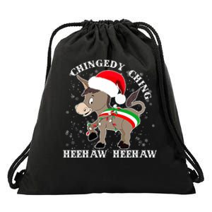 Dominick The Donkey Chingedy Ching Italian Christmas Donkey Drawstring Bag