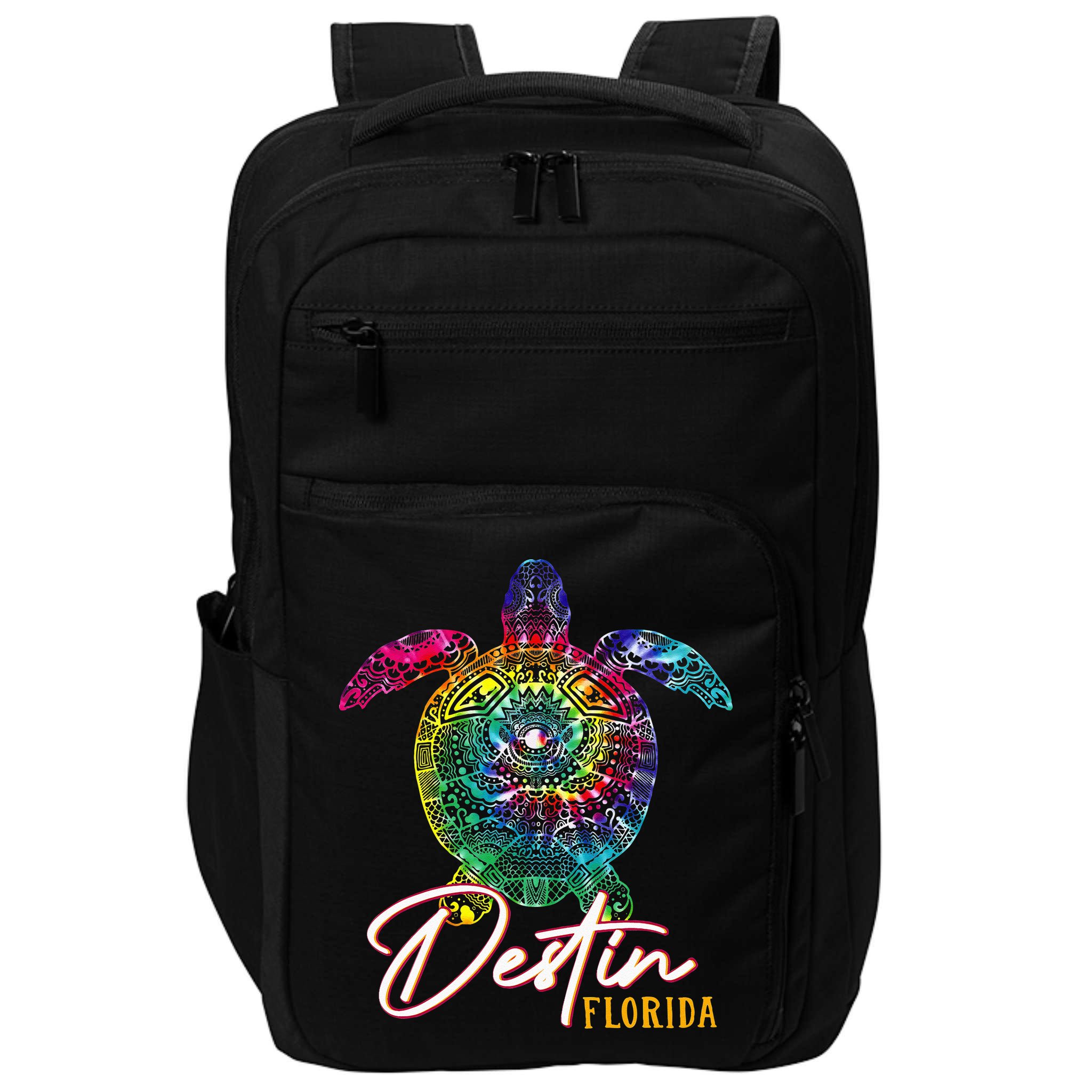Destin Tie Dye Sea Turtle Florida Matching Family Vacation Impact Tech Backpack
