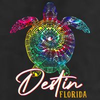 Destin Tie Dye Sea Turtle Florida Matching Family Vacation Hat