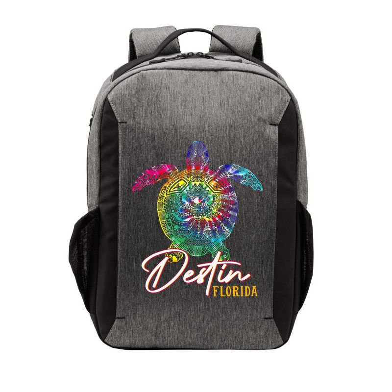 Destin Tie Dye Sea Turtle Florida Matching Family Vacation Vector Backpack