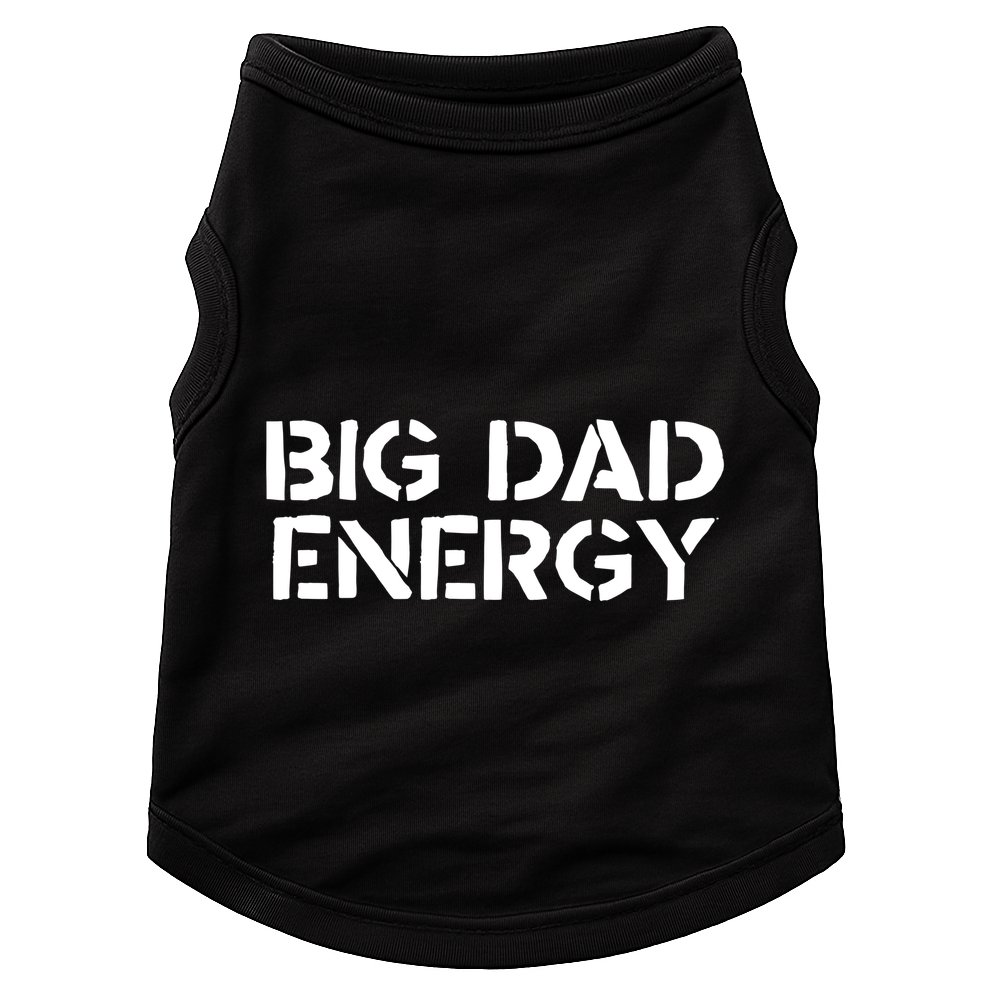 Dudedad The Dad Bod Mowing Company Big Dad Energy Doggie Tank