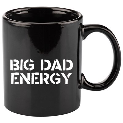 Dudedad The Dad Bod Mowing Company Big Dad Energy 11oz C Handle Ceramic Mug