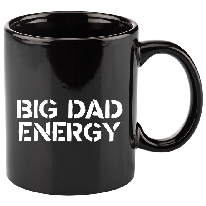 Dudedad The Dad Bod Mowing Company Big Dad Energy 11oz C Handle Ceramic Mug