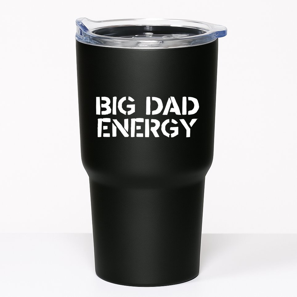 Dudedad The Dad Bod Mowing Company Big Dad Energy Tumbler