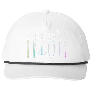 Dentist Tools Dental Assistant Technician Dentistry DDS Snapback Five-Panel Rope Hat