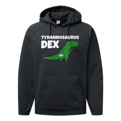 DiaBeTees Tyrannosaurus Dex Diabetes Awareness Performance Fleece Hoodie