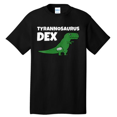 DiaBeTees Tyrannosaurus Dex Diabetes Awareness Tall T-Shirt