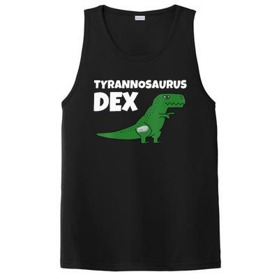 DiaBeTees Tyrannosaurus Dex Diabetes Awareness PosiCharge Competitor Tank