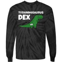 DiaBeTees Tyrannosaurus Dex Diabetes Awareness Tie-Dye Long Sleeve Shirt